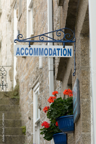 Accommodation sign