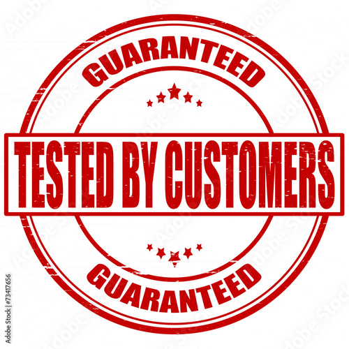 Tested by customer