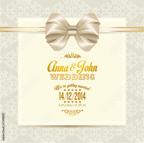 Wedding invitation
