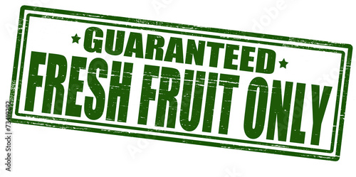 Frest fruit only
