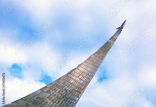 Quadro su tela "To the Conquerors of Space" monument , Moscow, Russia
