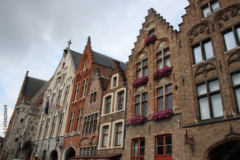 Fototapeta premium Giebelansichten Brügge II