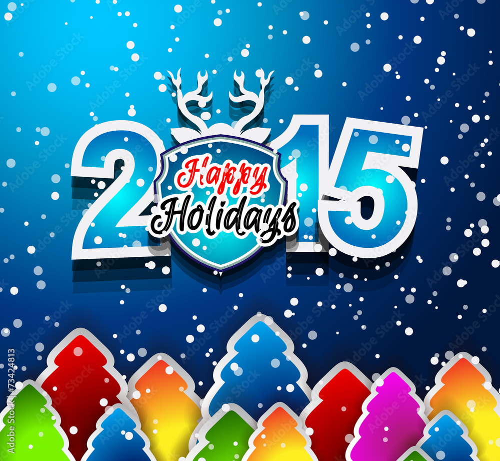 2015 New Year and Happy Christmas background 2015 New Year and Happy Christmas background