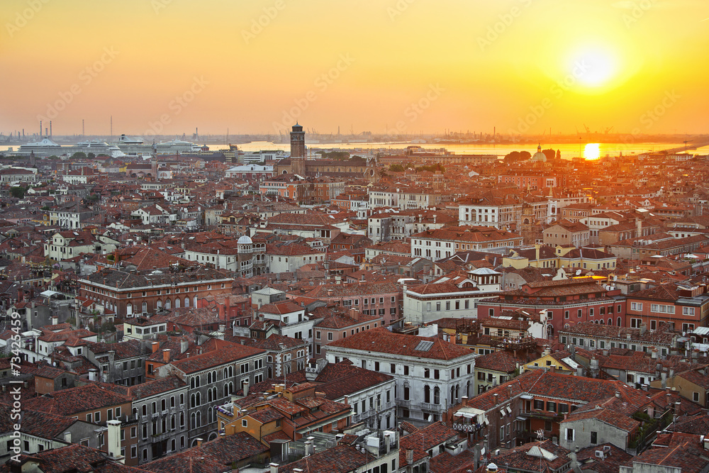 Fototapeta premium View of Venice from the top