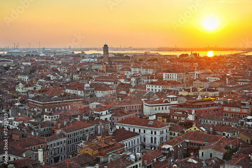 View of Venice from the top