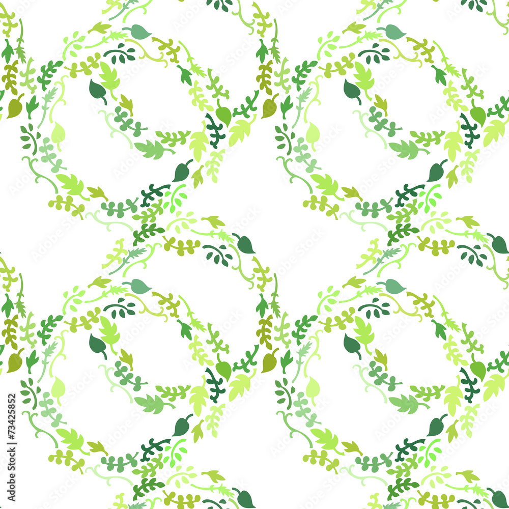 vector seamless pattern with leaves vector seamless pattern with leaves