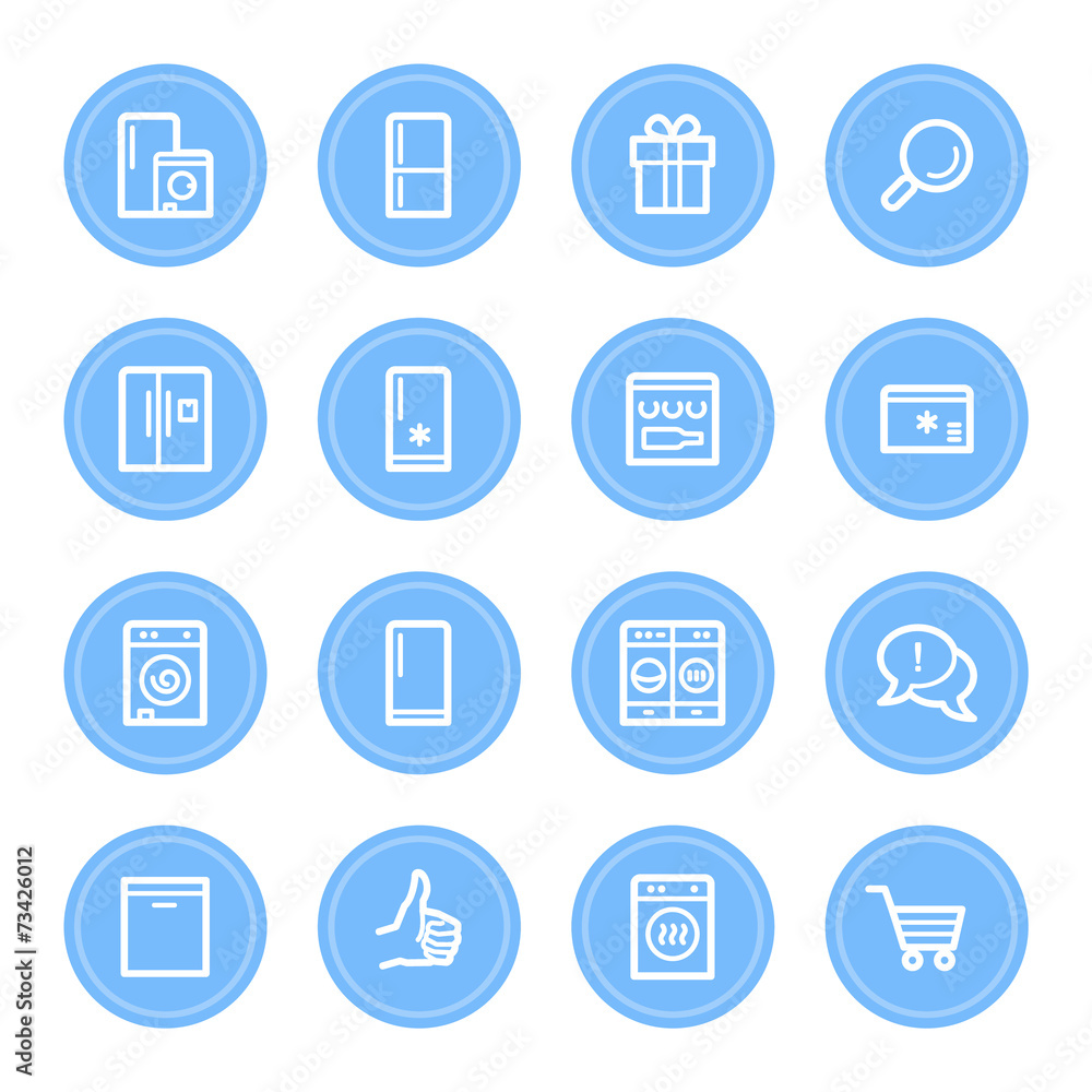 Kitchen Appliances Web Icons Kitchen Appliances Web Icons