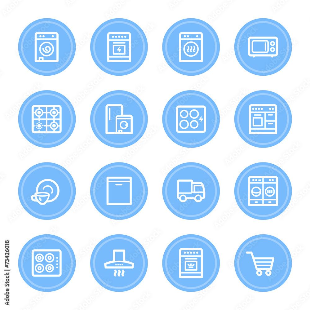 Kitchen Appliances Web Icons Kitchen Appliances Web Icons