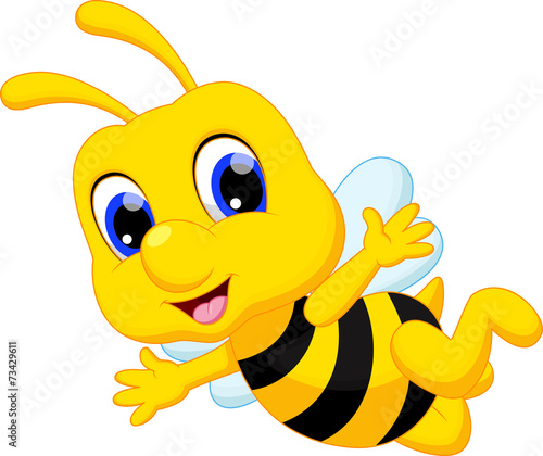 Cute bee cartoon