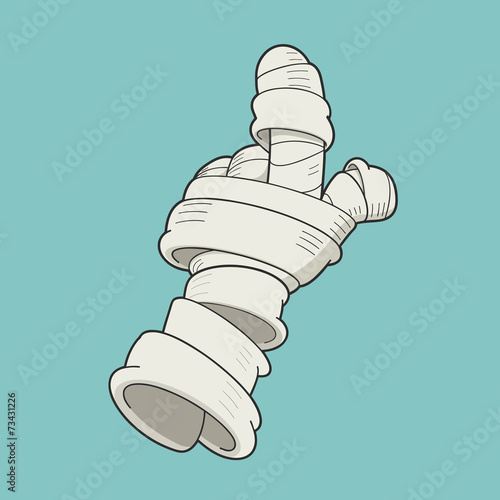 Hand of mummy