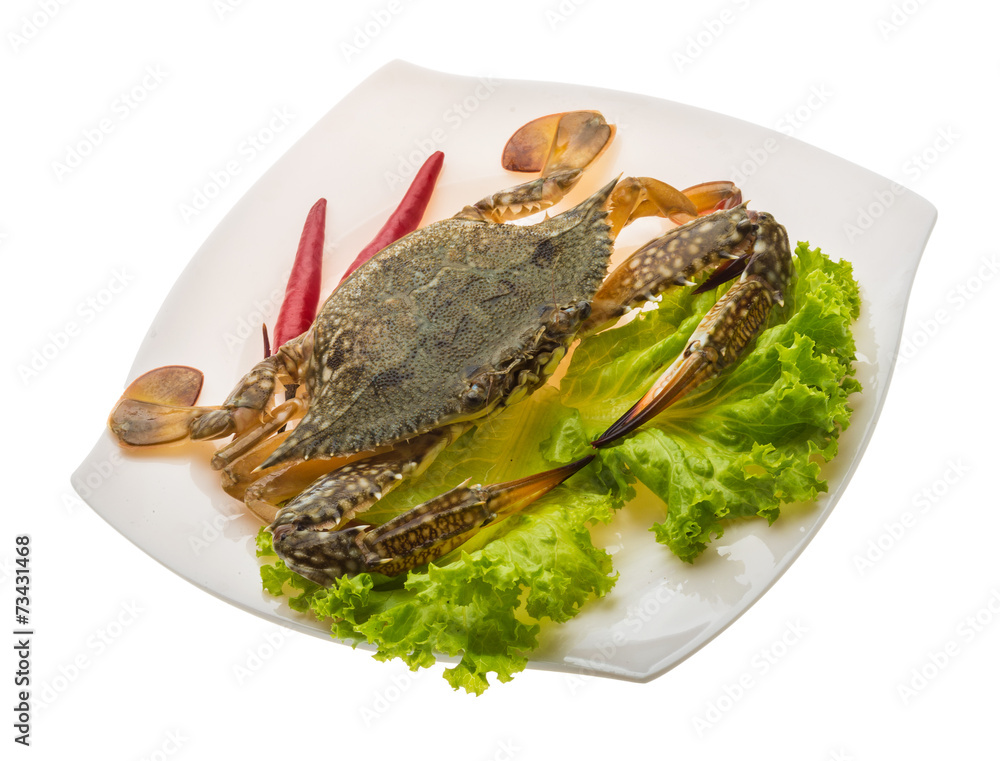 Raw crab Raw crab