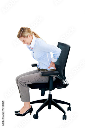 back pain woman