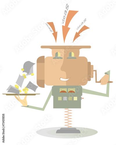 Moneymaker machine converts ideas to money