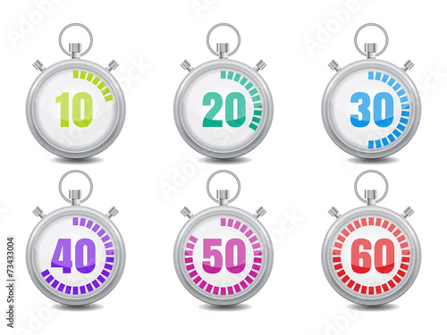 Colorful Stopwatches