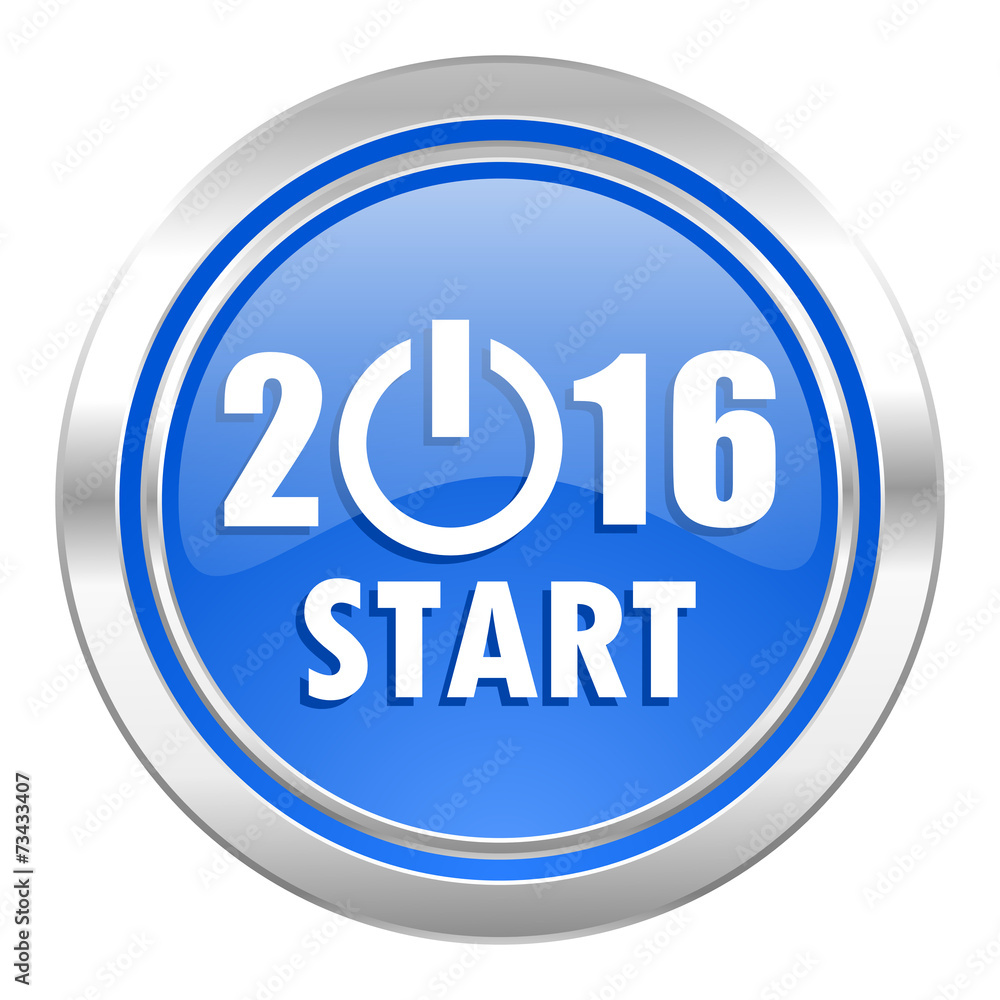 new year 2016 icon, blue button, new years symbol new year 2016 icon, blue button, new years symbol