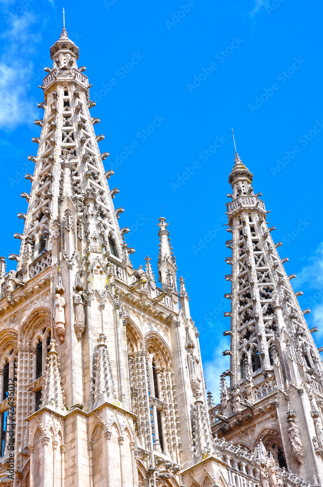 Gótico flamígero, catedral de Burgos, España, Castilla y León