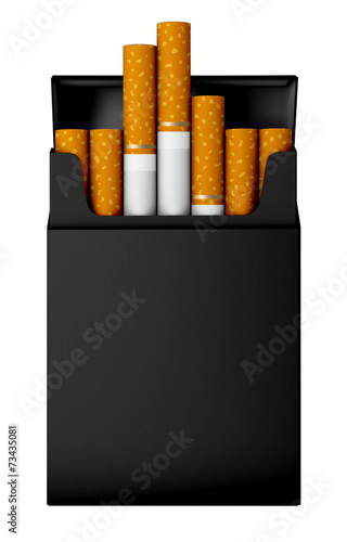 Flip-top hard cigarette pack