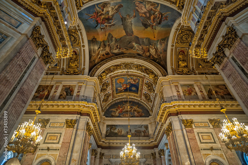 Interior of Saint Isaac s Cathedral in St. Petersburg