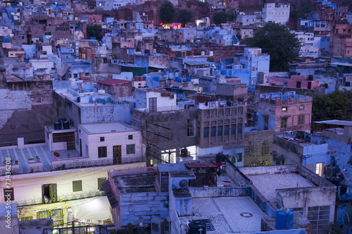 Blue city of Jodhpur, India