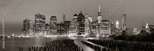 Manhattan at night #73439051