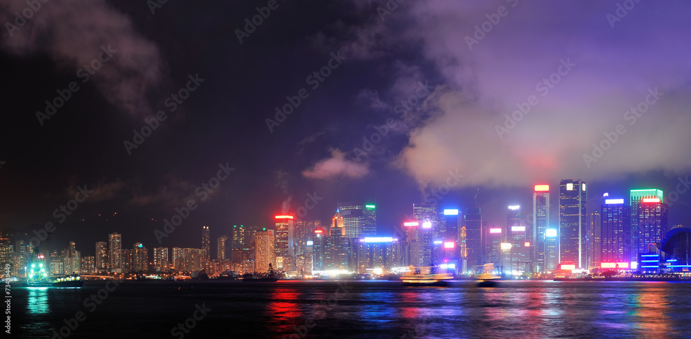 Fototapeta premium Hong Kong skyline