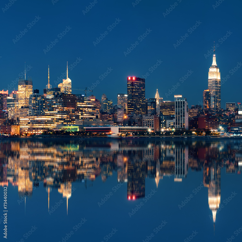 Obraz premium Midtown Manhattan skyline