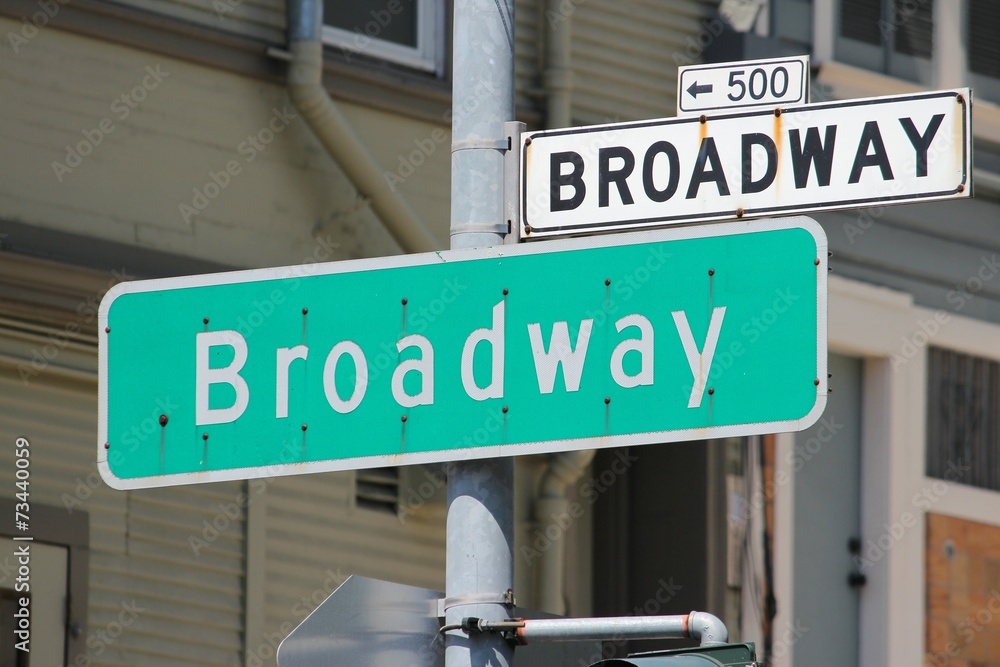 Obraz premium Broadway, San Francisco