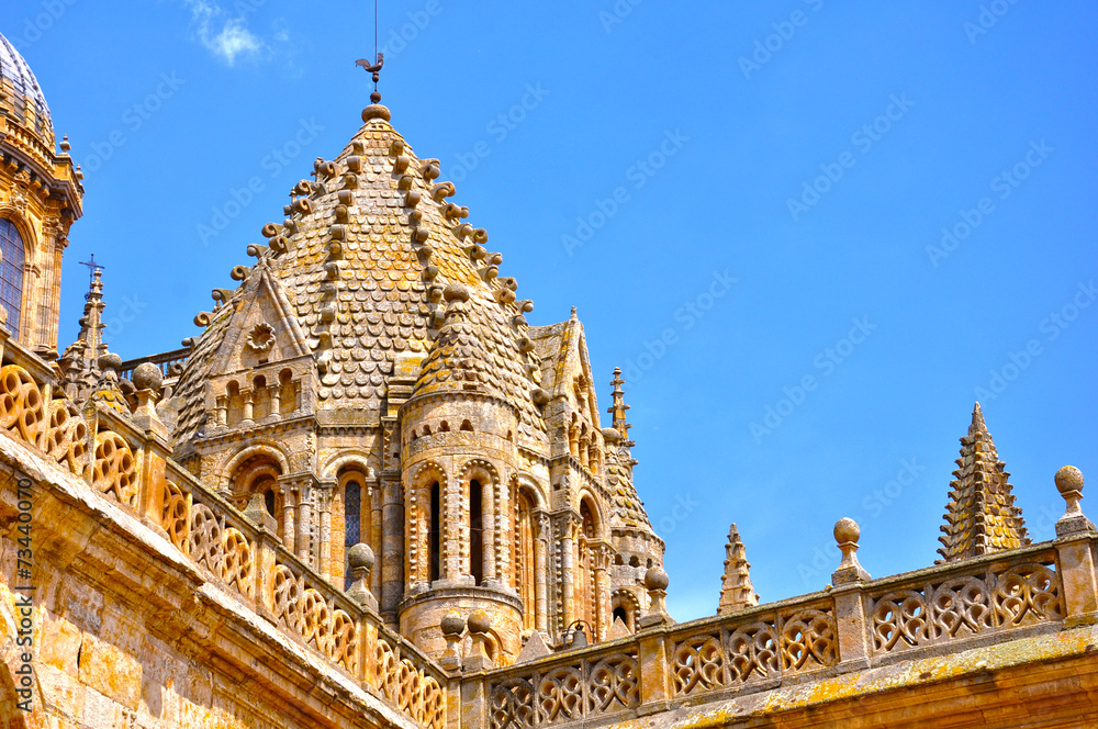 Torre del Gallo, catedral vieja de Salamanca, España
