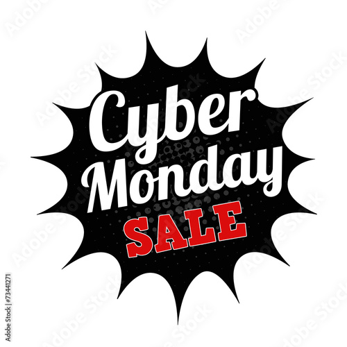 Cyber Monday sale stamp