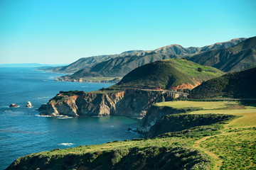 Keuken achterwand Turquoise Big Sur  © rabbit75_fot