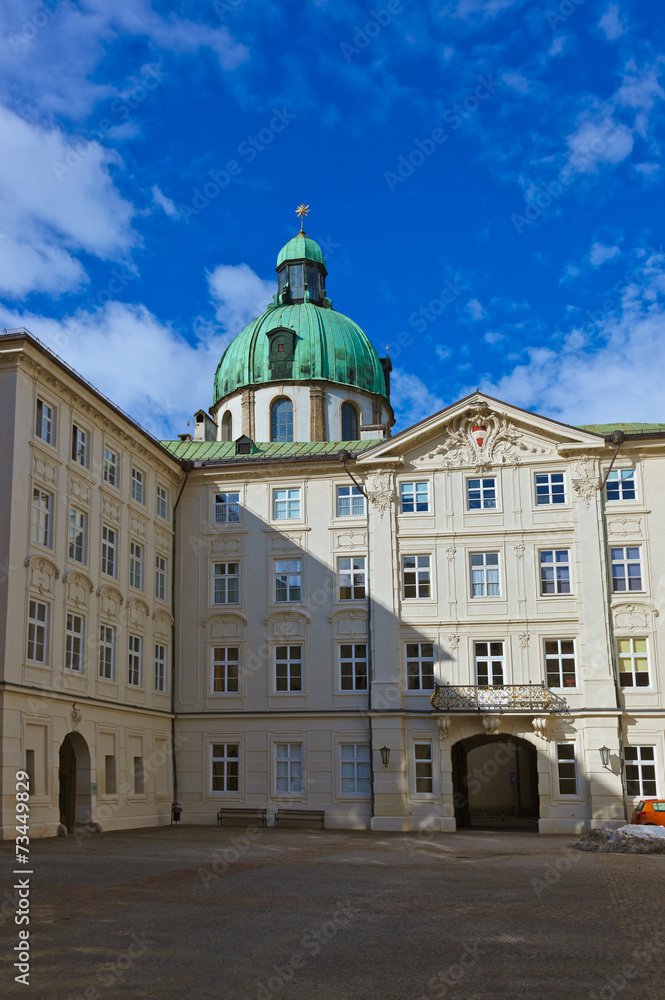 Royal palace in Innsbruck Austria