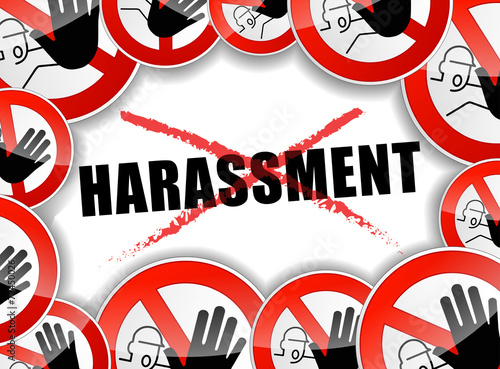 no harassment concept