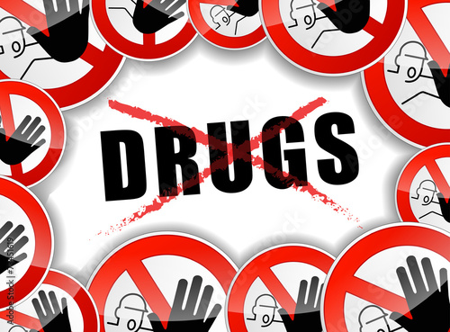 no drugs concept