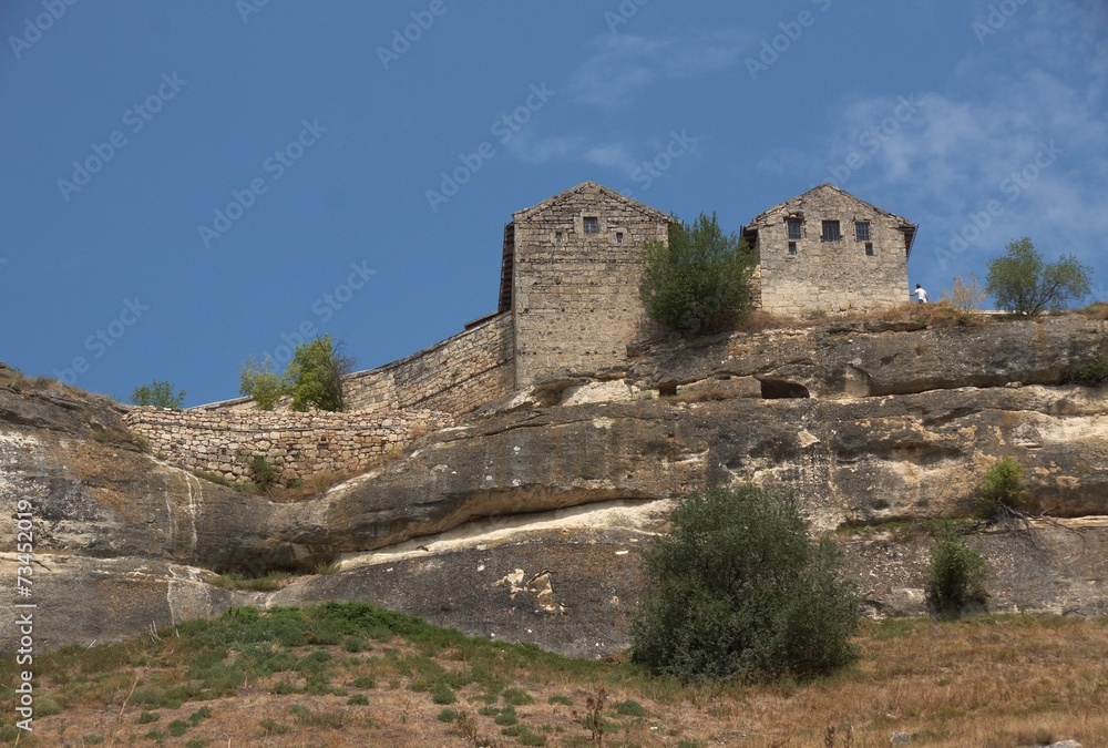 Medieval city-fortress Chufut-Kale, Crimean Mountains