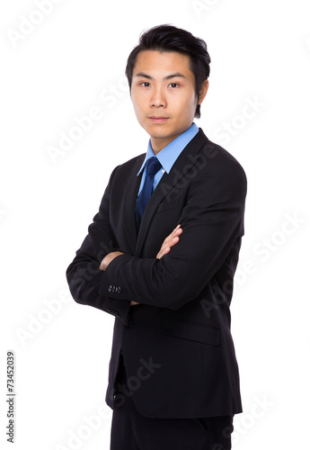 Serious businessman