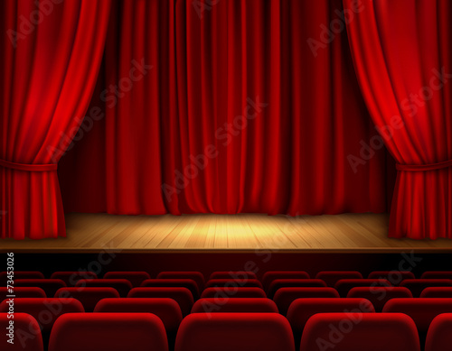 Theater stage background