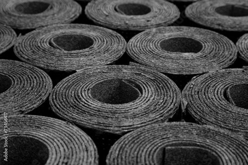 rolls of roofing felt photo