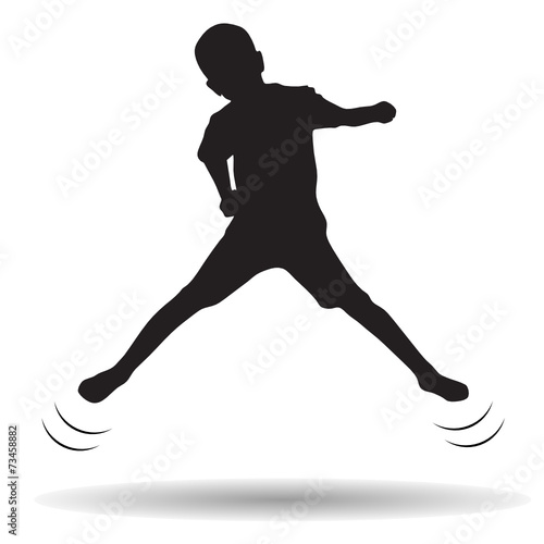 boy jumping