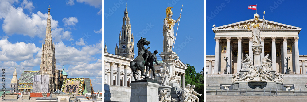 Fototapeta premium sehenswürdigkeiten von wien