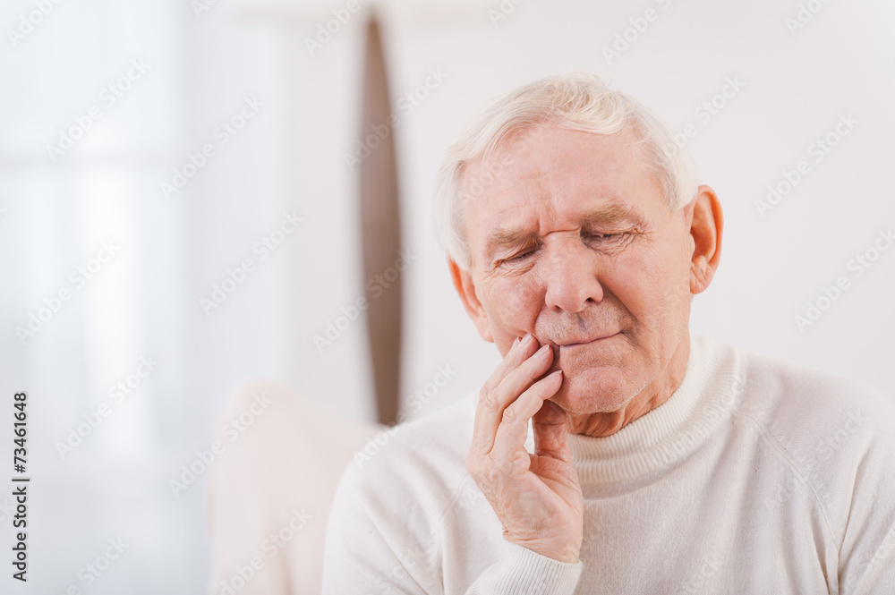 Terrible toothache. Terrible toothache.