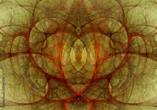 Dark abstract fractal background