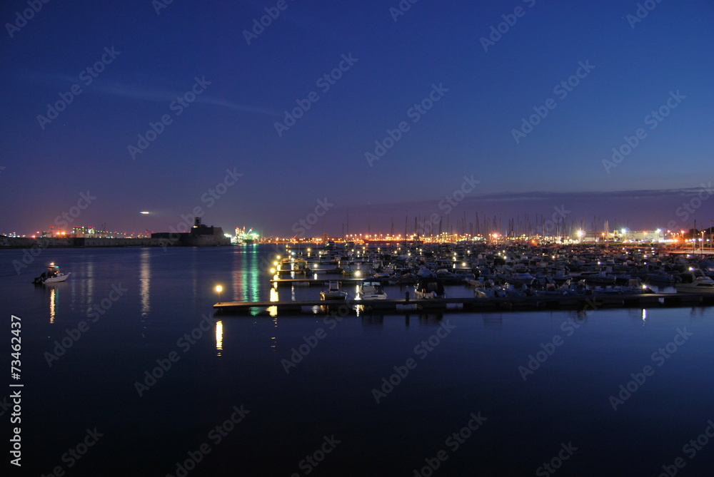 Fototapeta premium paesaggio notturno