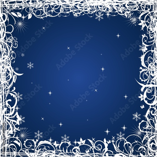 Grunge Christmas frame