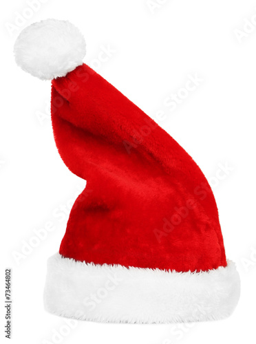 Santa hat isolated on white