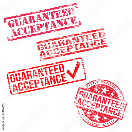 Guaranteed Acceptance Stamps