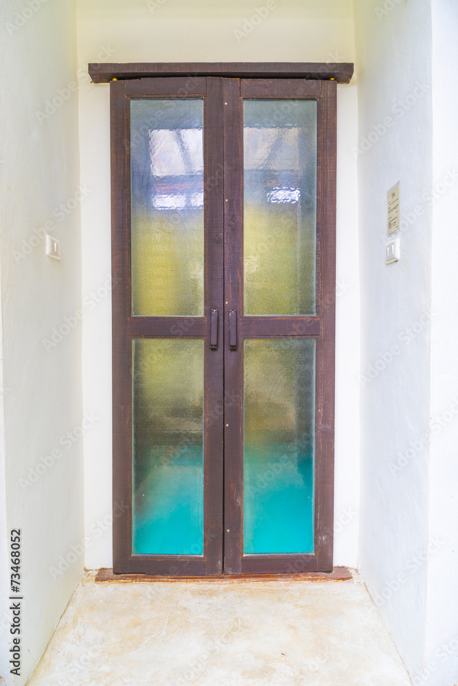 Fototapeta premium Vintage wood door