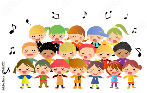 Children singing