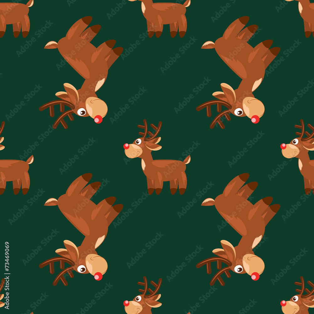 Seamless christmas vector illustration background