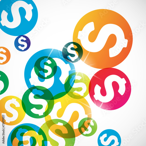 abstract background: money