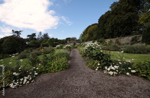 foothpath in english style garden
